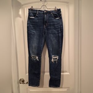 American Eagle Outfitters Midnight Blue Ripped Jeggings